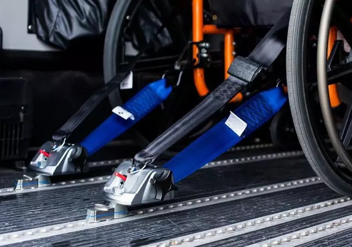 Wheelchair Secured transit